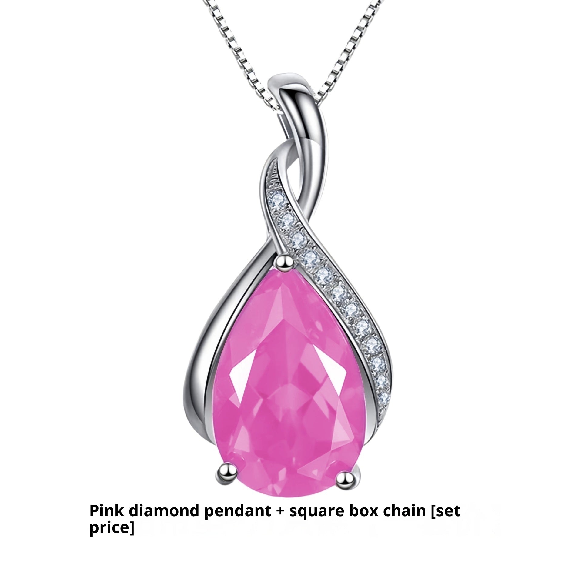 Elegant Natural Purple Navy Blue Pendant Simple