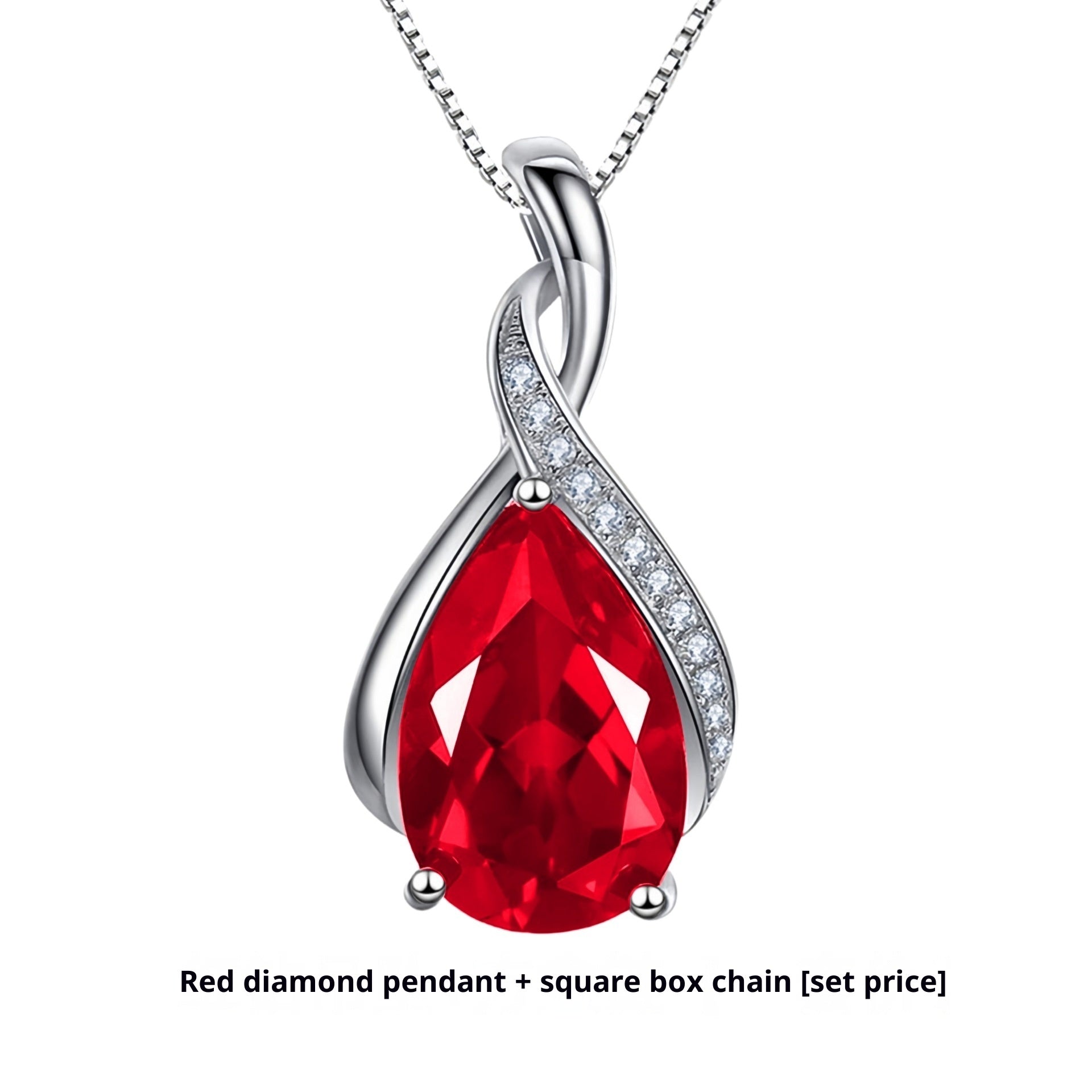 Elegant Natural Purple Navy Blue Pendant Simple