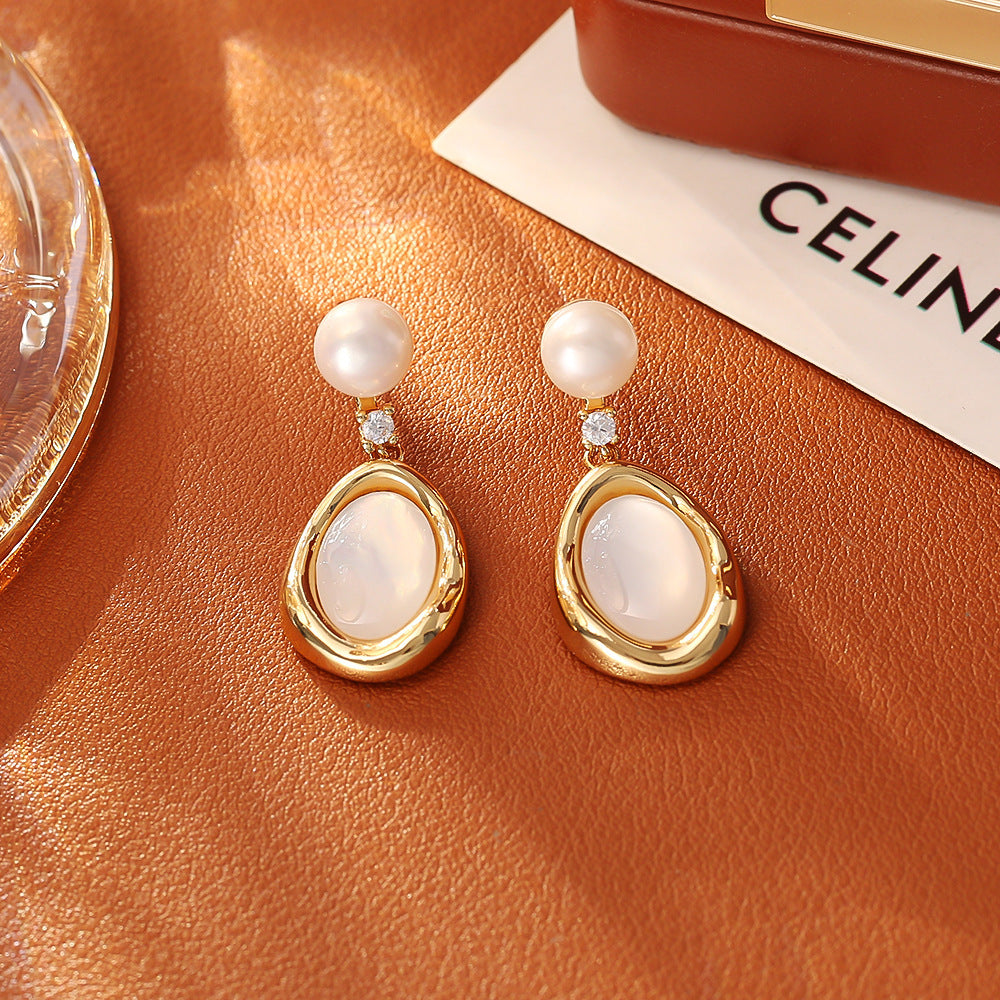 Affordable Luxury Fashion High-grade Elegant Simple Earrings