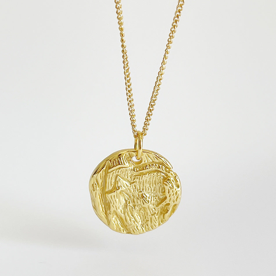 925 Sterling Silver Invisible Necklace Shaped Design Necklace