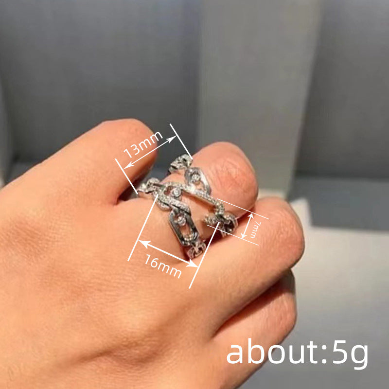 Niche Clip Design Ring For Women