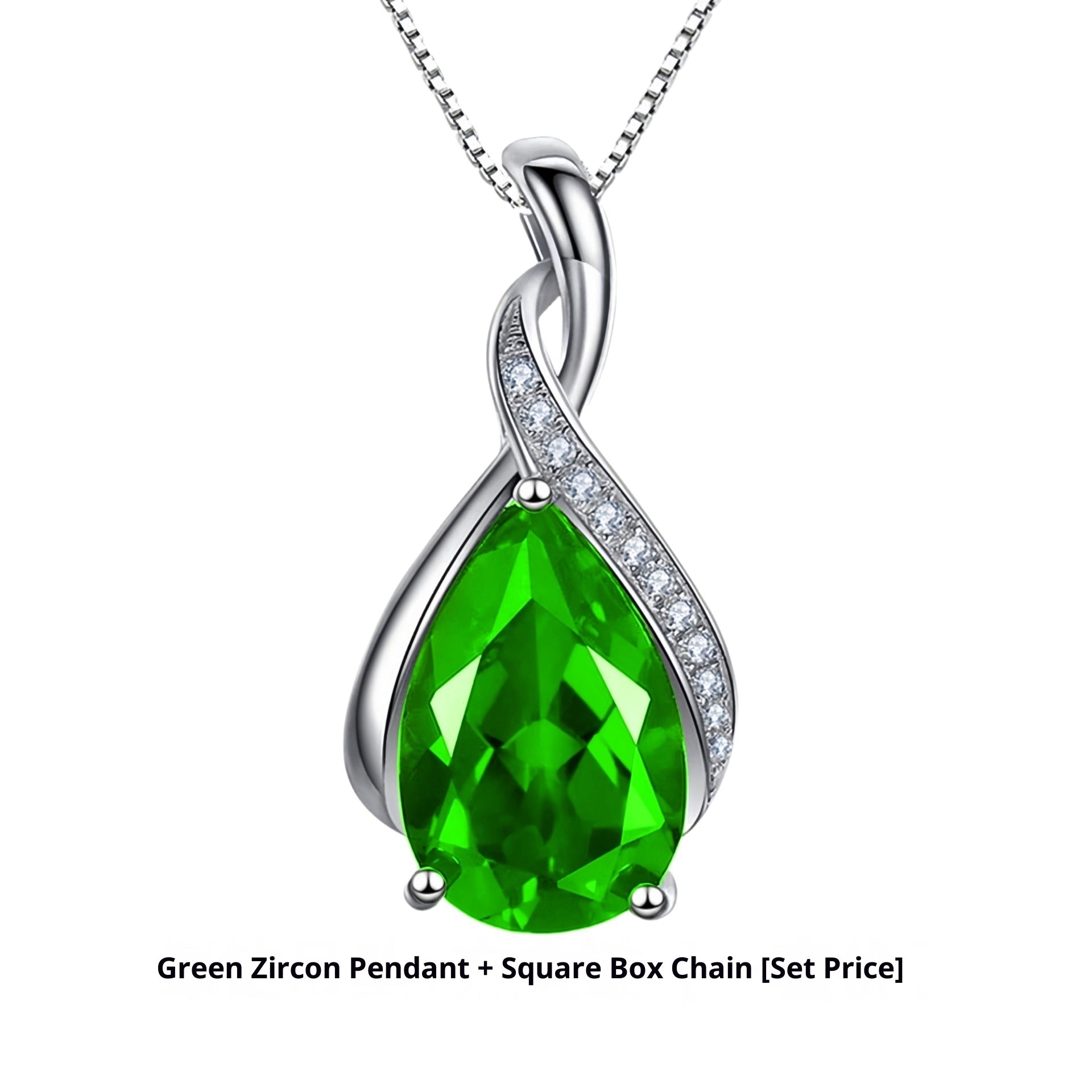 Elegant Natural Purple Navy Blue Pendant Simple